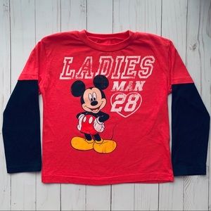 NWOT Disney Mickey Mouse Long Sleeve Shirt - 3T